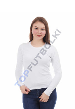 Белый лонгслив женский Белый лонгслив женский